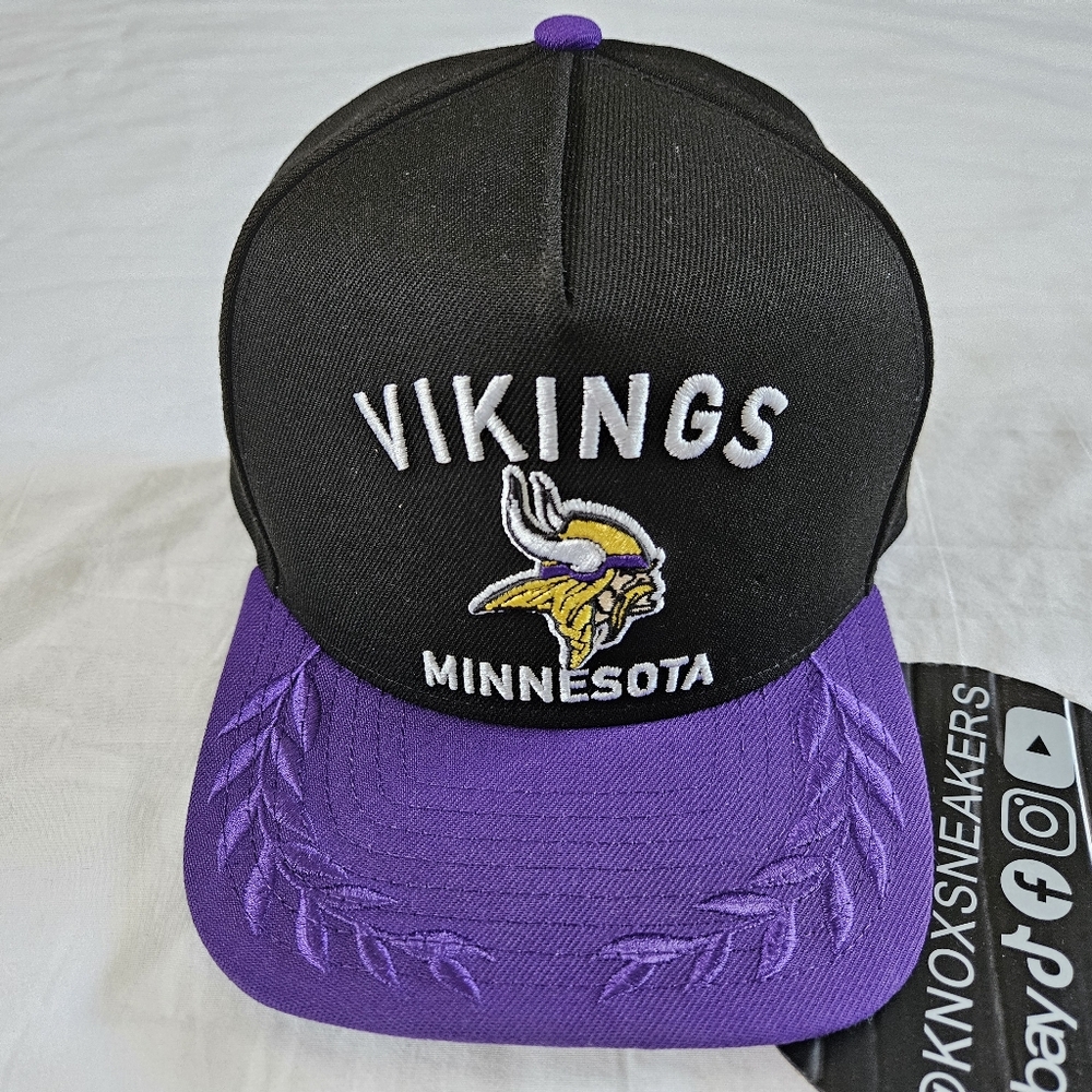Minnesota Vikings 2025 NFL Draft New Era 59Fifty Fitted Hat Size 7-3/8 A-Frame